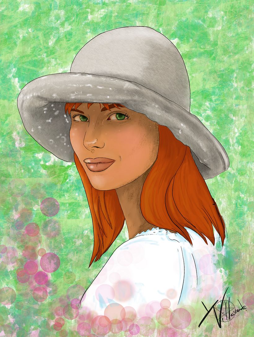 Mi Proyecto del curso: Retratos digitales: dibuja personajes femeninos con luz natural 4