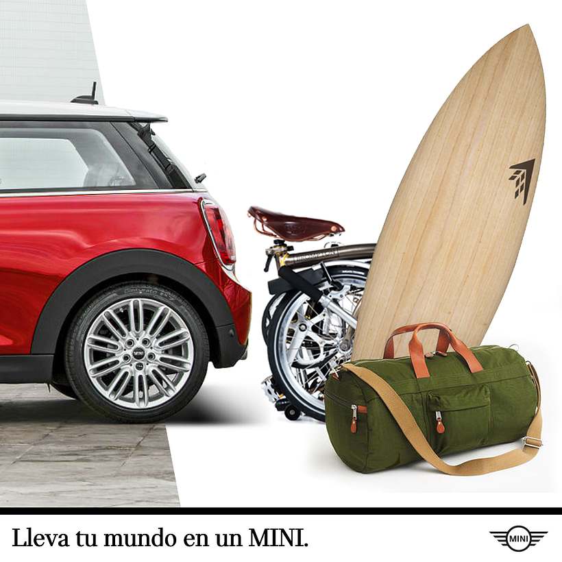 Lleva tu mundo en un MINI - Pubblicità