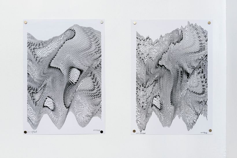 Exposition LIGNES à la galerie Metavilla / Bordeaux (2020)