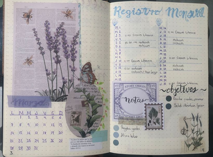 Mi registro mensual de abril