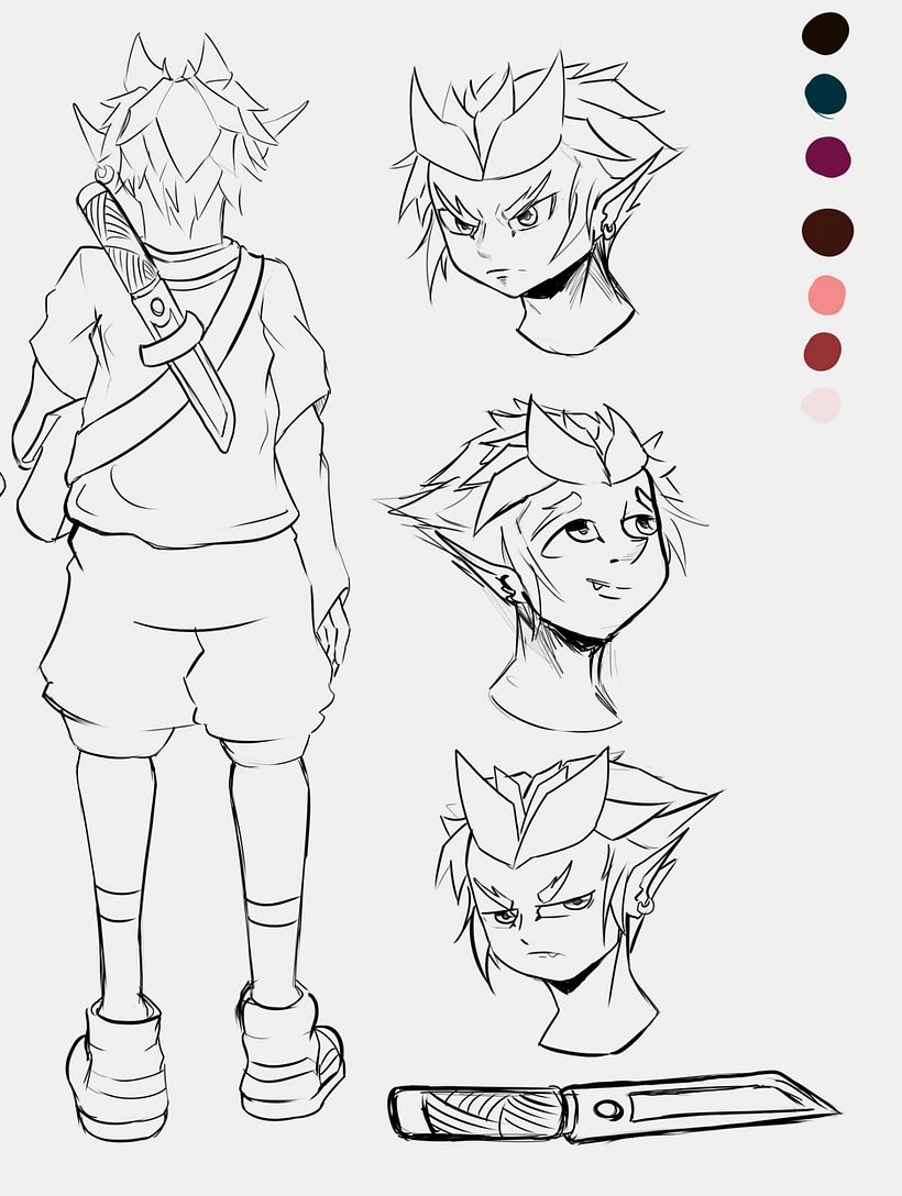 Meu projeto do curso: Desenho de personagens mangá do zero 3