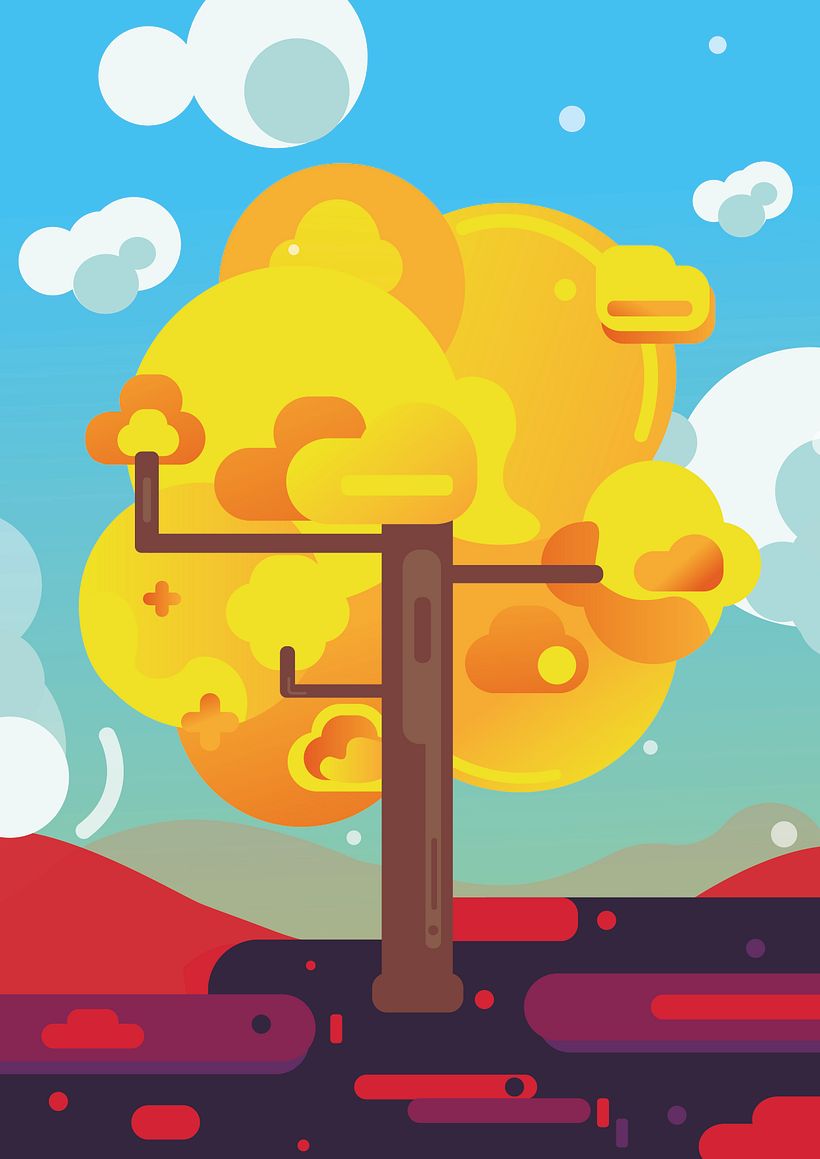 Mi Proyecto del curso: Ilustración vectorial original con Adobe Illustrator 2