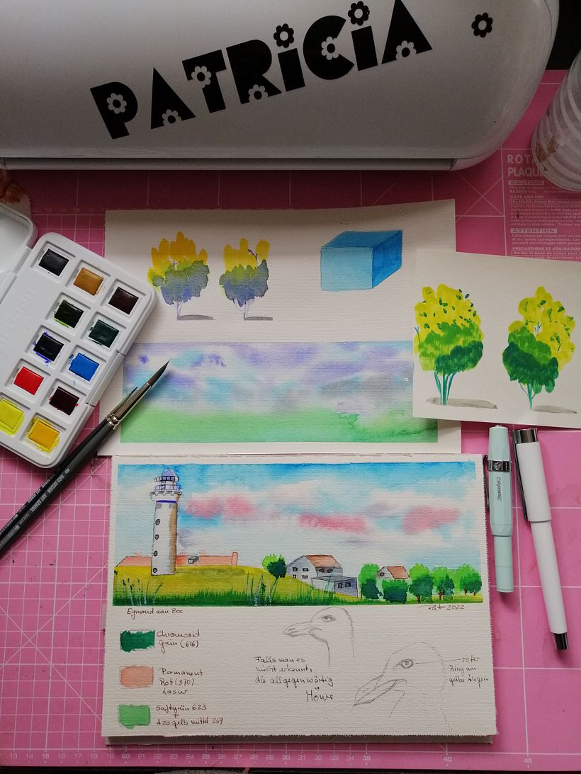 Mein Kursprojekt: Aquarellreiseheft 2