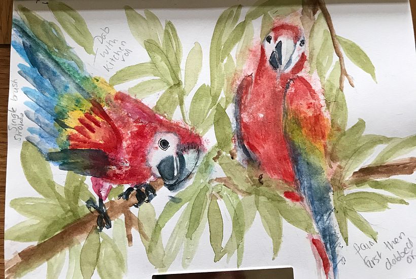 Did this in my note book