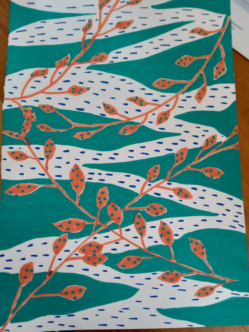 My project for course: Botanical Patterns in a Sketchbook: Conquer the Blank Page 2