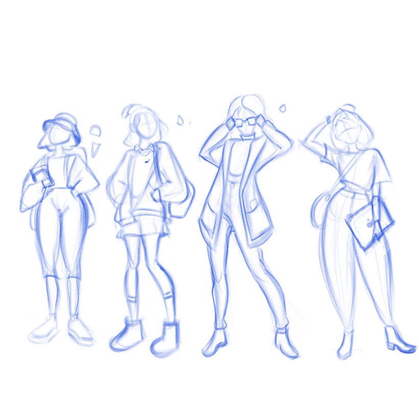 Exploration sketches