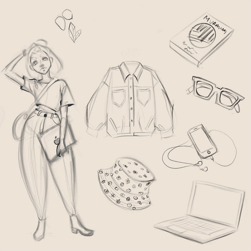 My project for course: Drawing Appealing Characters with Personality 6