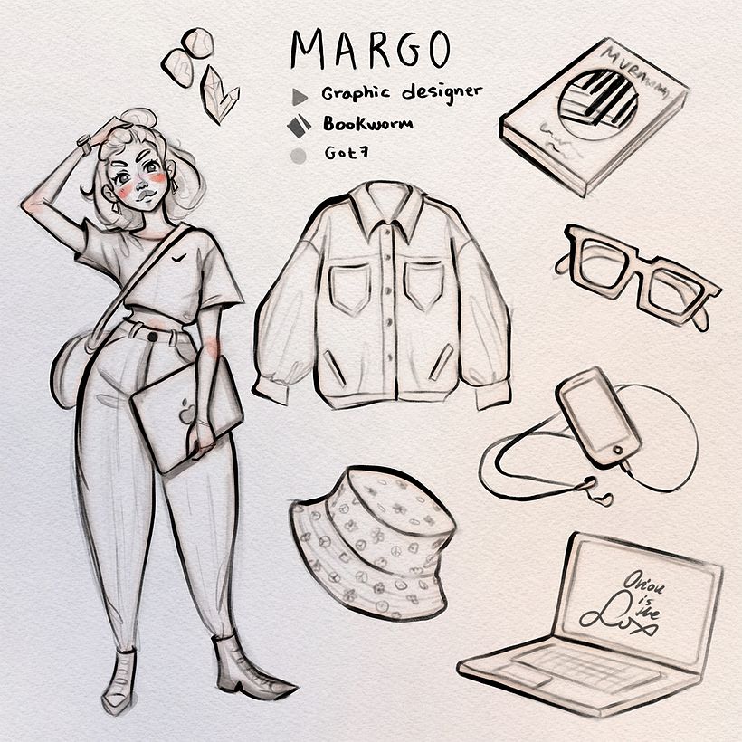 My project for course: Drawing Appealing Characters with Personality 7