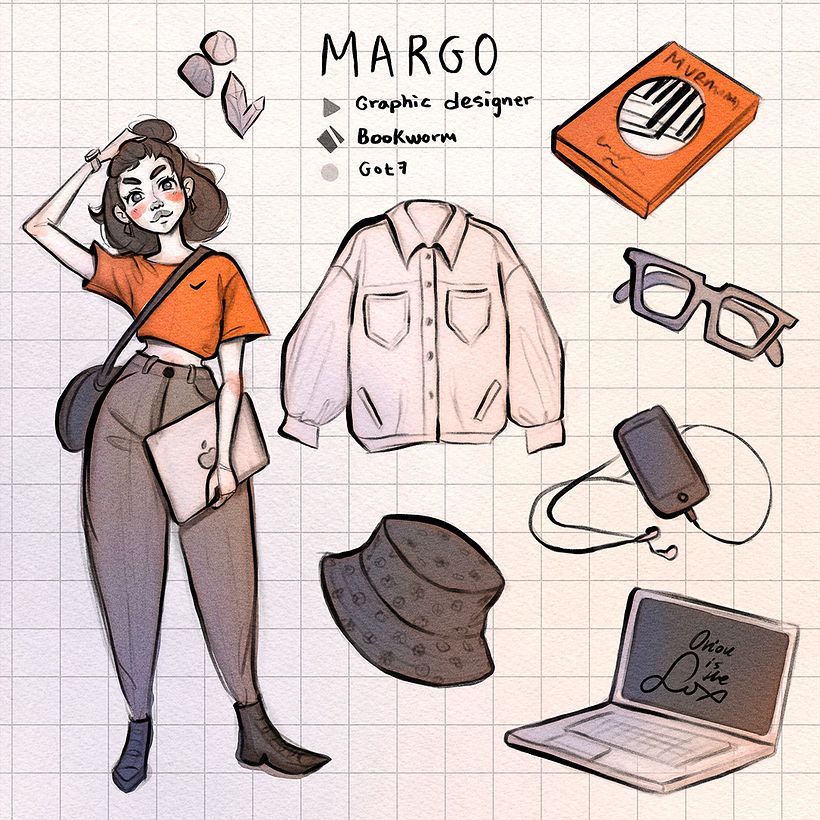 My project for course: Drawing Appealing Characters with Personality 9