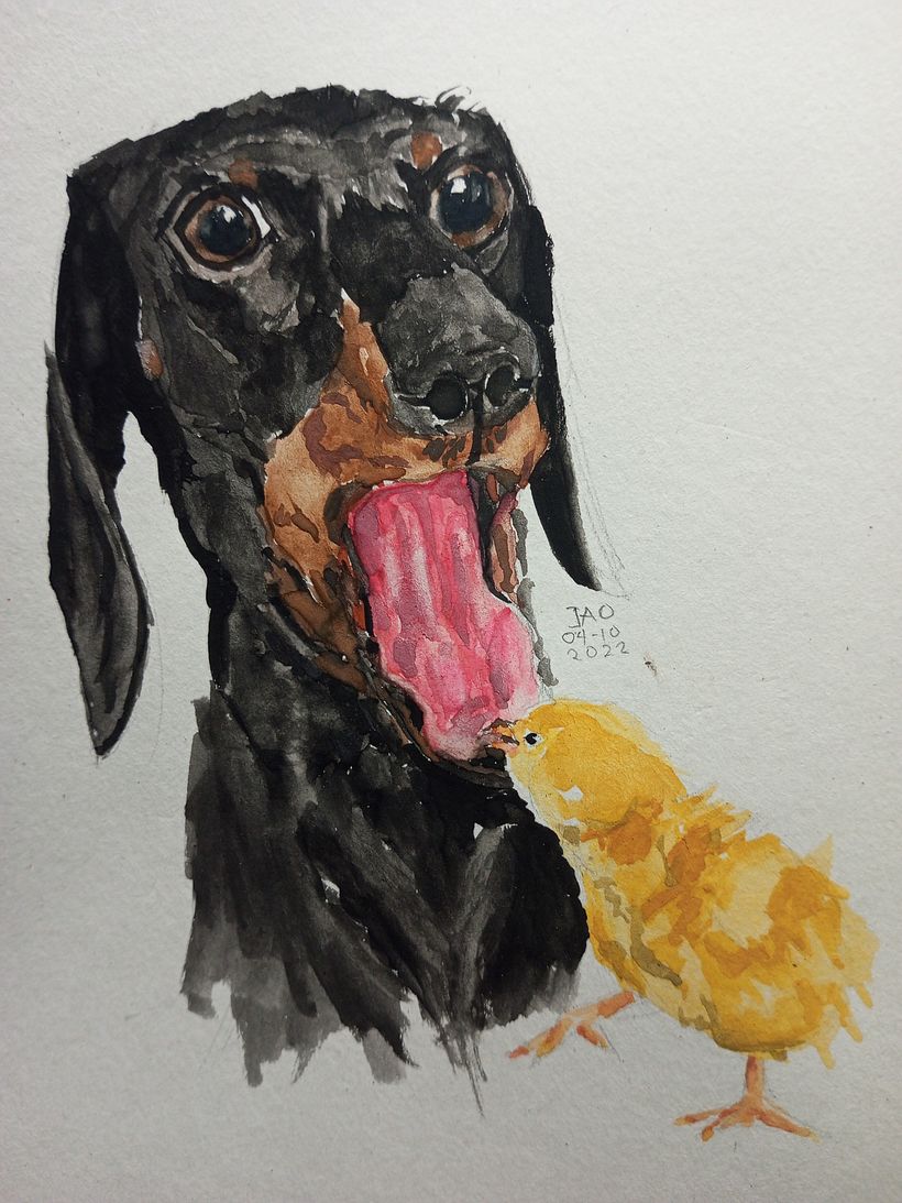My second art on watercolor 