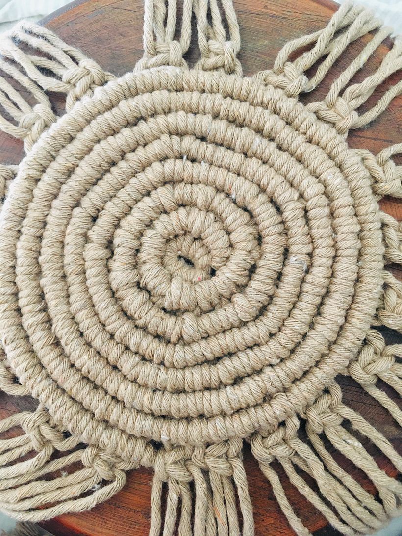Mi Proyecto del curso: Técnicas de macramé circular 3