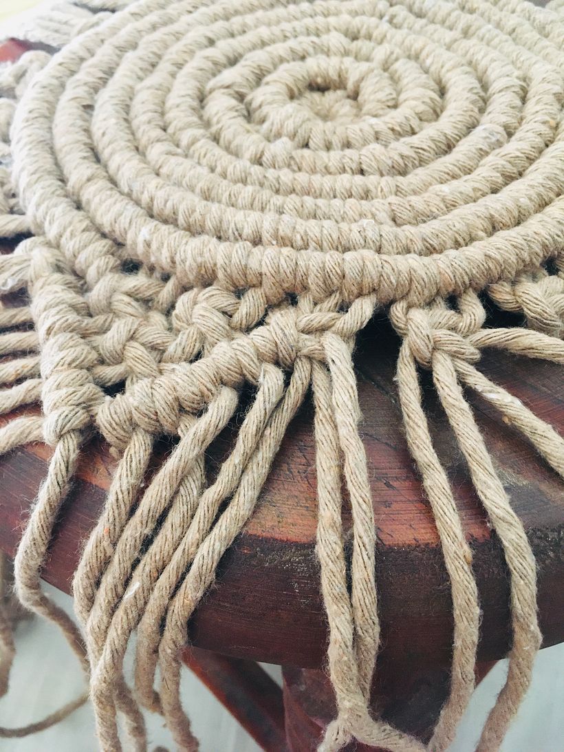 Mi Proyecto del curso: Técnicas de macramé circular 4