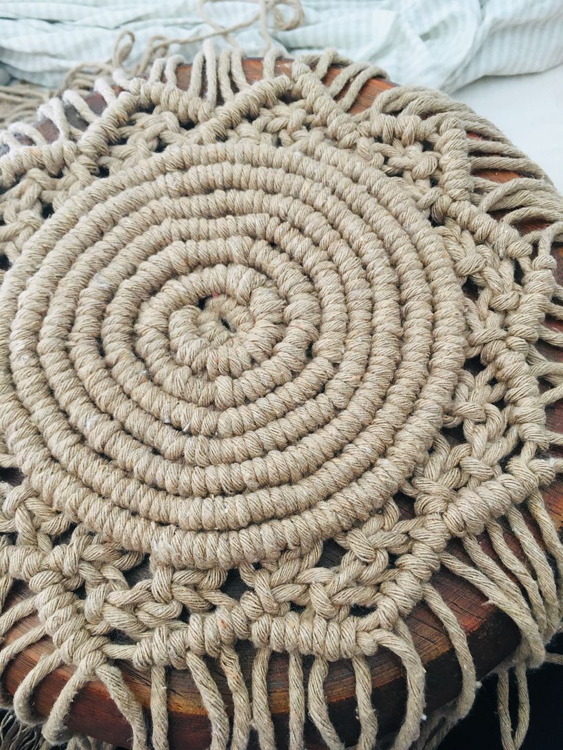 Mi Proyecto del curso: Técnicas de macramé circular 5