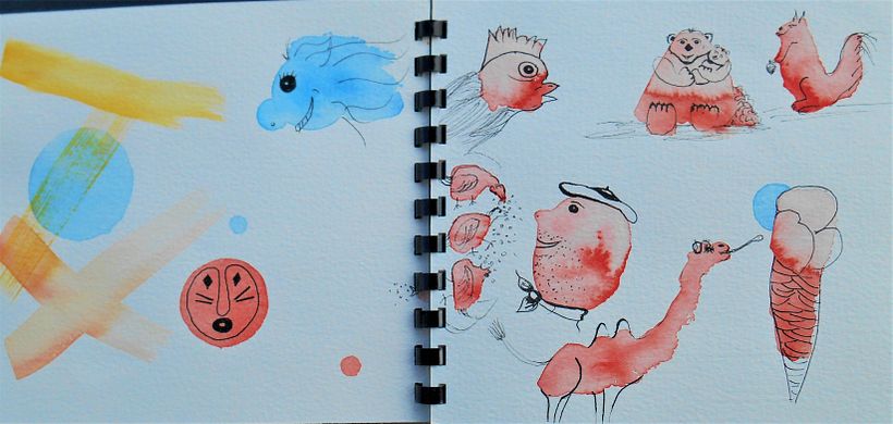 Mon projet du cours : Croquis créatifs à l'aquarelle pour débutants 6