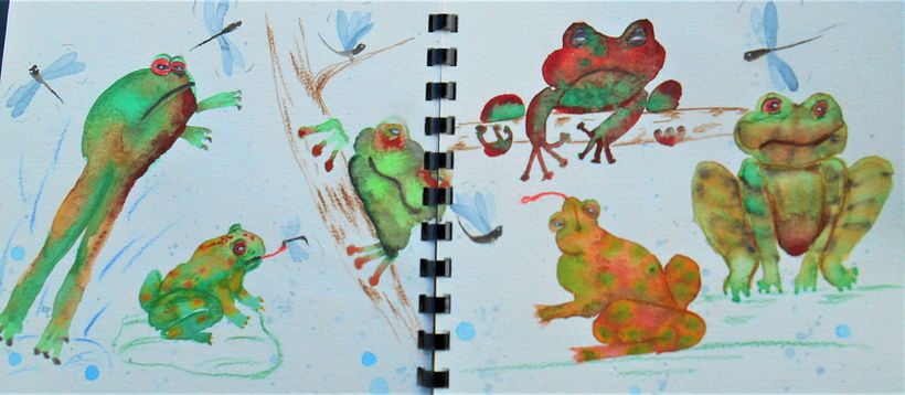 Mon projet du cours : Croquis créatifs à l'aquarelle pour débutants 9