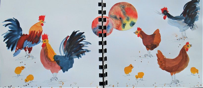 Mon projet du cours : Croquis créatifs à l'aquarelle pour débutants 16