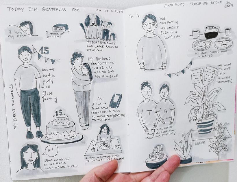 My project for course: Illustrated Life Journal: A Daily Mindful Practice 5