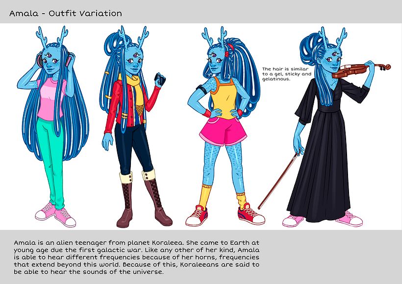 Ilustrações e Design de Personagens 4