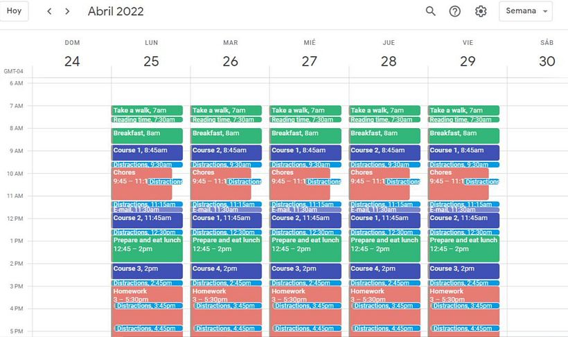 Mi Proyecto del curso: Organización de agenda: gestiona tu tiempo y energía 2