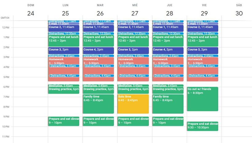 Mi Proyecto del curso: Organización de agenda: gestiona tu tiempo y energía 3