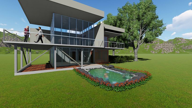 Mi Proyecto del curso: Diseño y modelado arquitectónico 3D con Revit 1