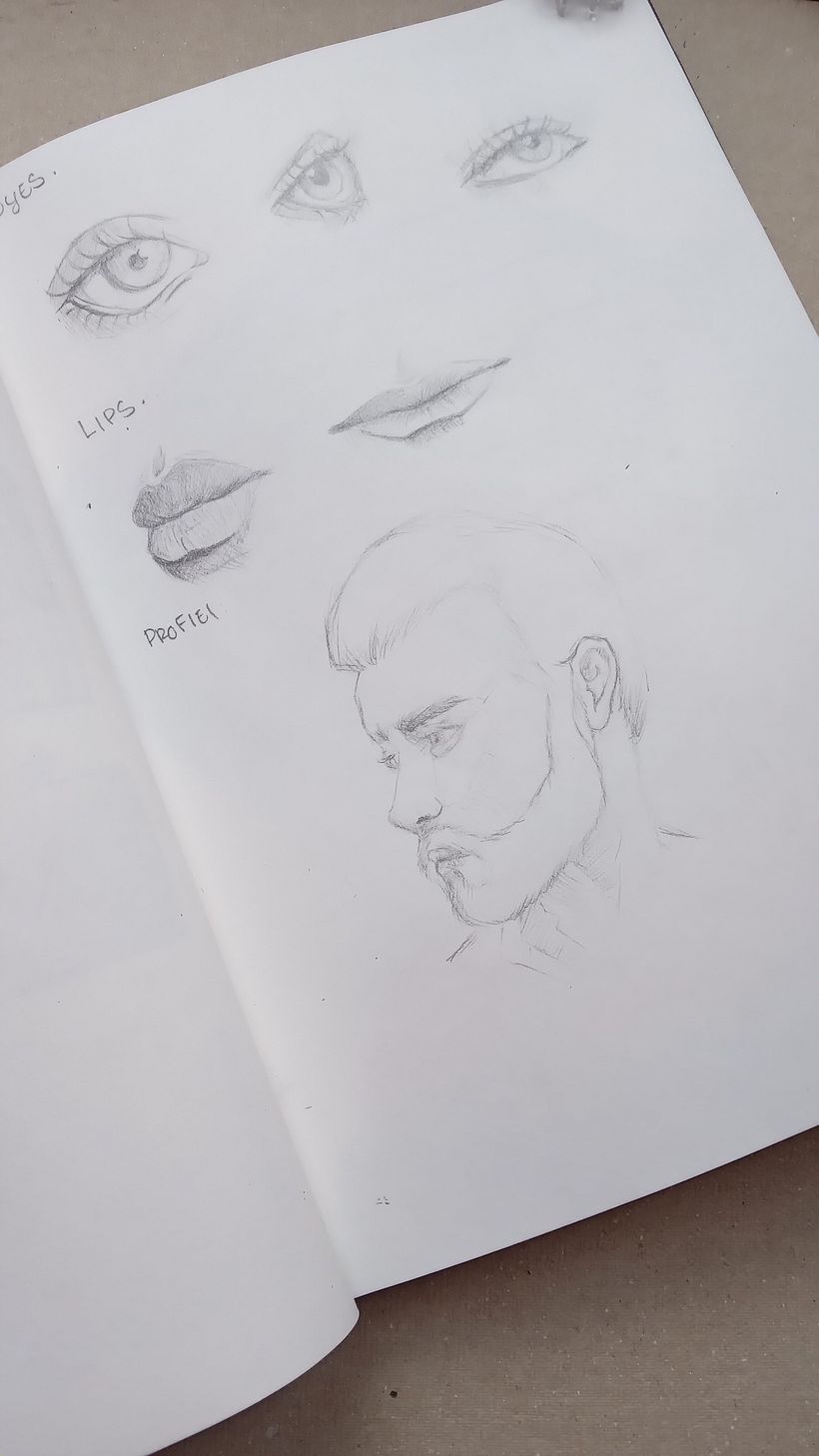 Mi Proyecto del curso: Sketchbook de retrato: explora el rostro humano 2