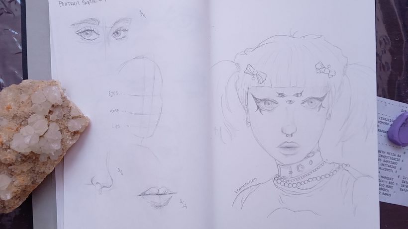 Mi Proyecto del curso: Sketchbook de retrato: explora el rostro humano 4