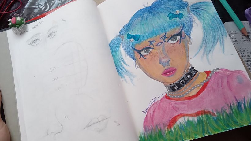 Mi Proyecto del curso: Sketchbook de retrato: explora el rostro humano 5