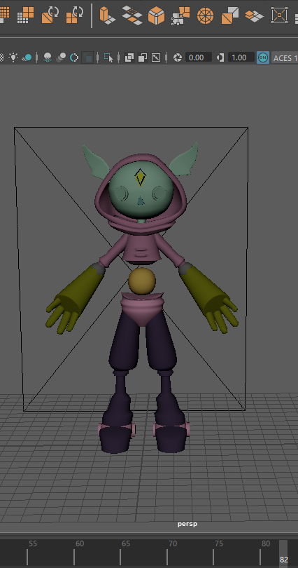 Mi Proyecto del curso: Introducción a la creación de personajes y modelado 3D con Maya 2