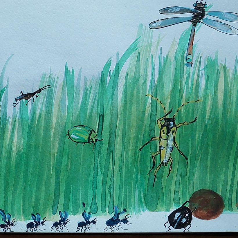 Mein Kursprojekt: Kreatives Sketching mit Aquarell für Anfänger 9