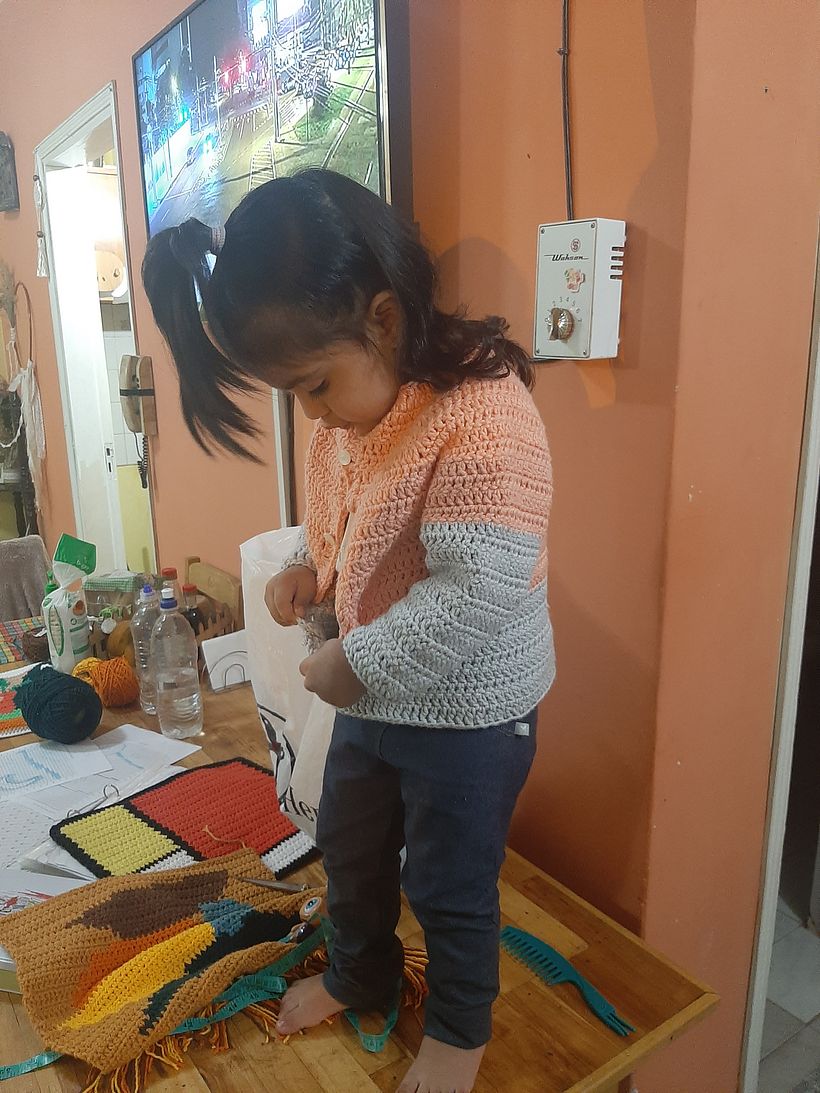 Mi Proyecto del curso:  Top-down: prendas a crochet de una sola pieza 6