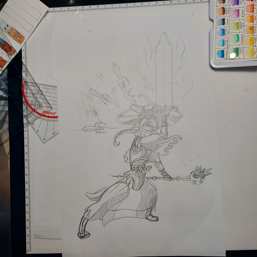 Mein Kursprojekt: Manga-Illustration mit Aquarell 3