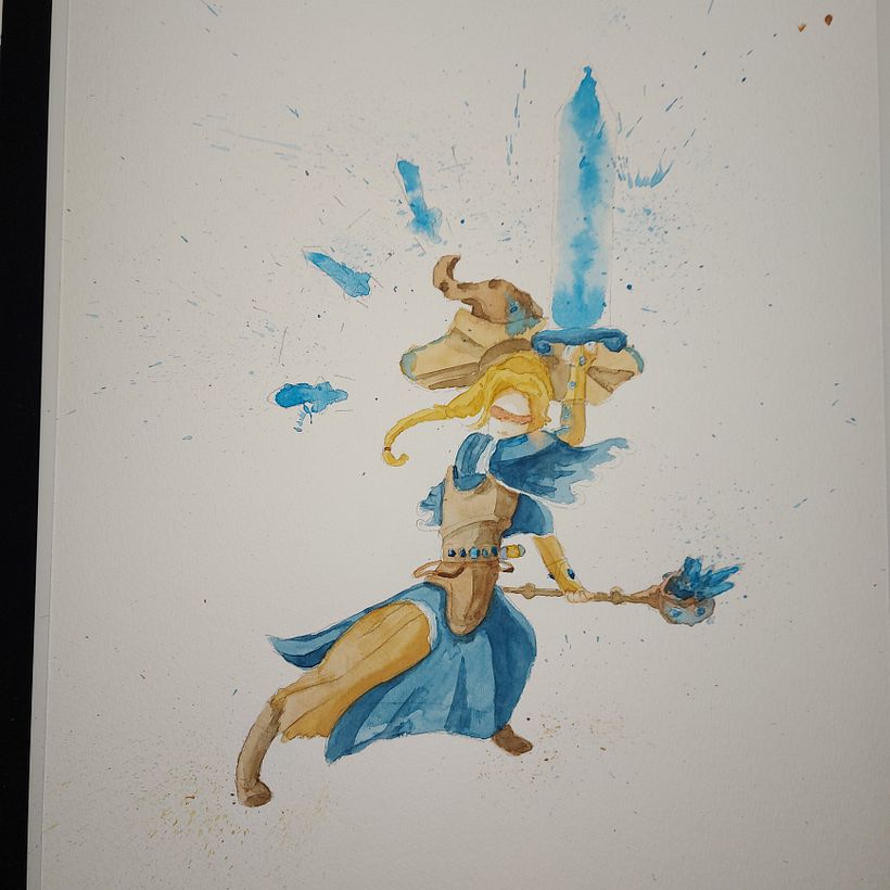 Mein Kursprojekt: Manga-Illustration mit Aquarell 6
