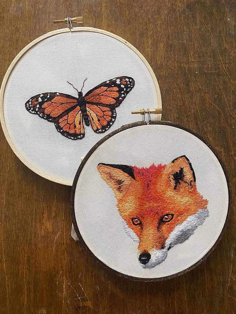 My project for course: Realistic Embroidery Techniques 1