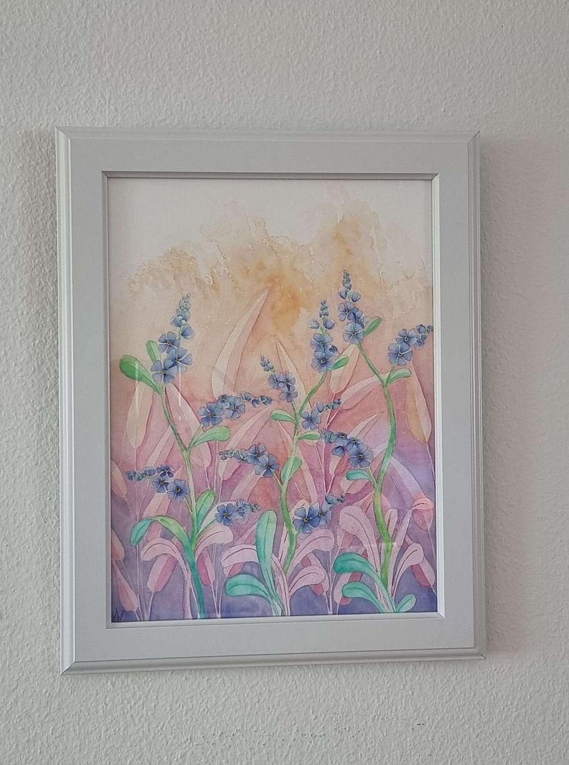 Mein Kursprojekt: Negative Aquarelltechniken zur botanischen Illustration 5