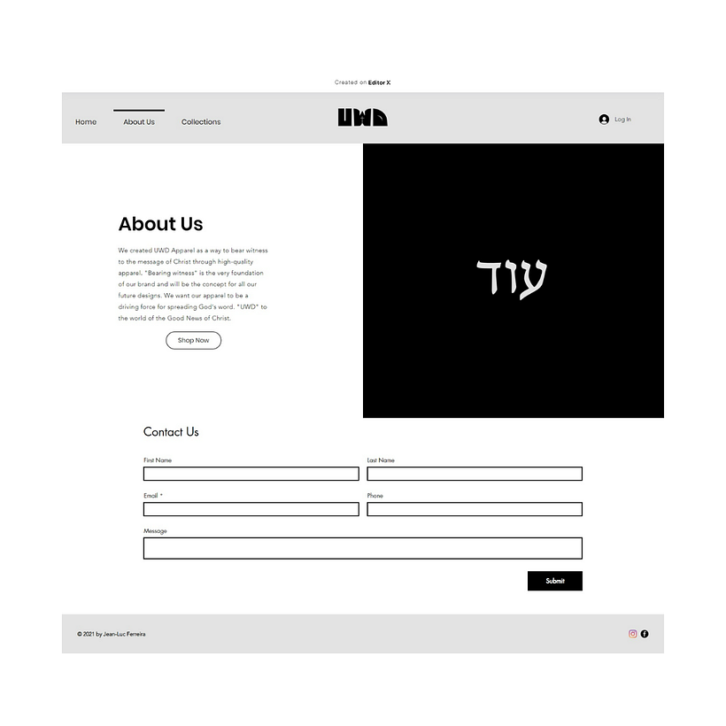 About Us Page