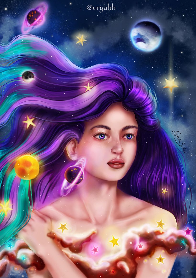 Meu projeto do curso: Retrato digital no Photoshop com um toque de fantasia 2
