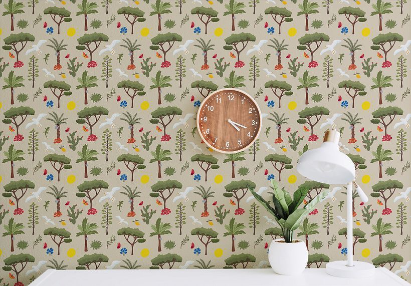 Mon projet du cours : Illustration numérique de motifs inspirés de la faune et la flore 14