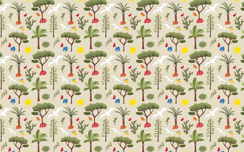 Mon projet du cours : Illustration numérique de motifs inspirés de la faune et la flore 13