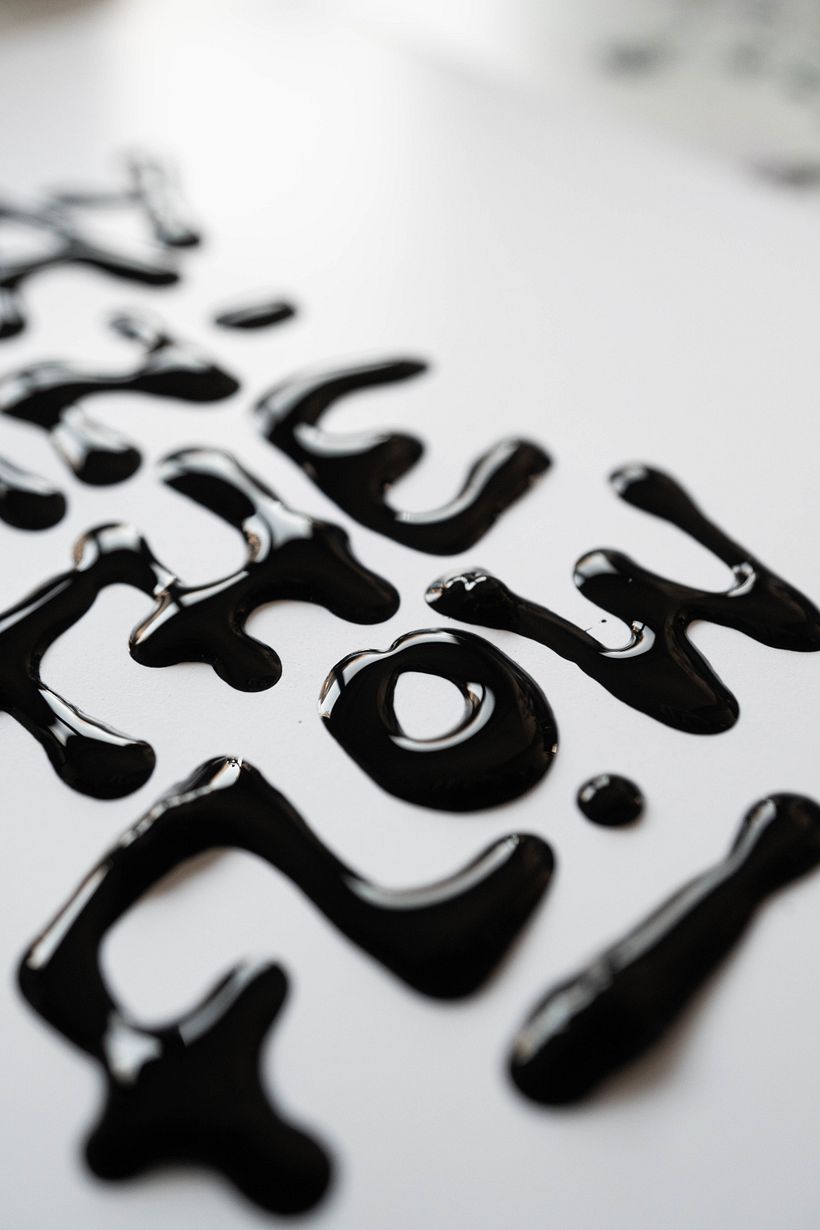 "Sty in the flow" — Liquid Lettering 3