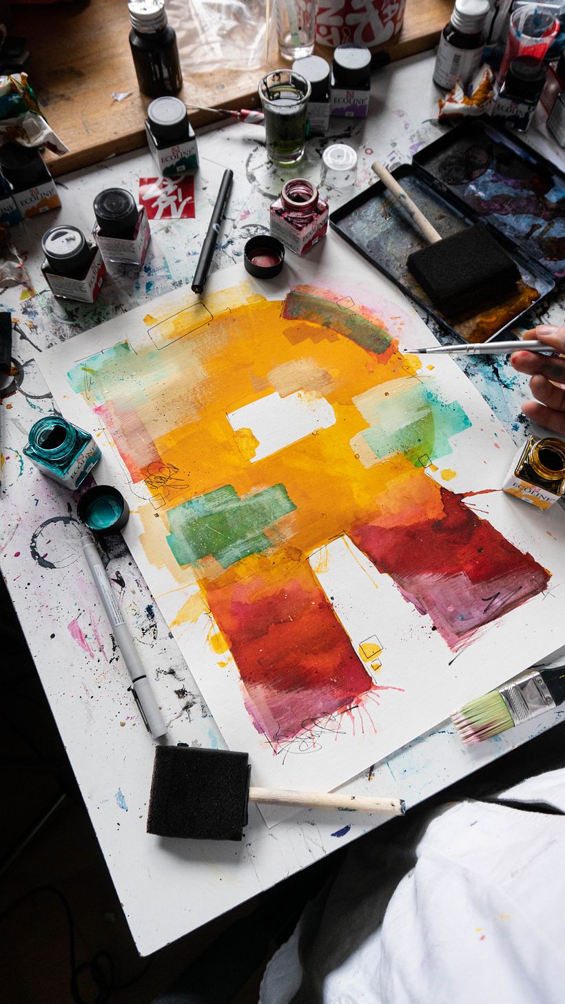 "Big R" — Foam Brushes 1
