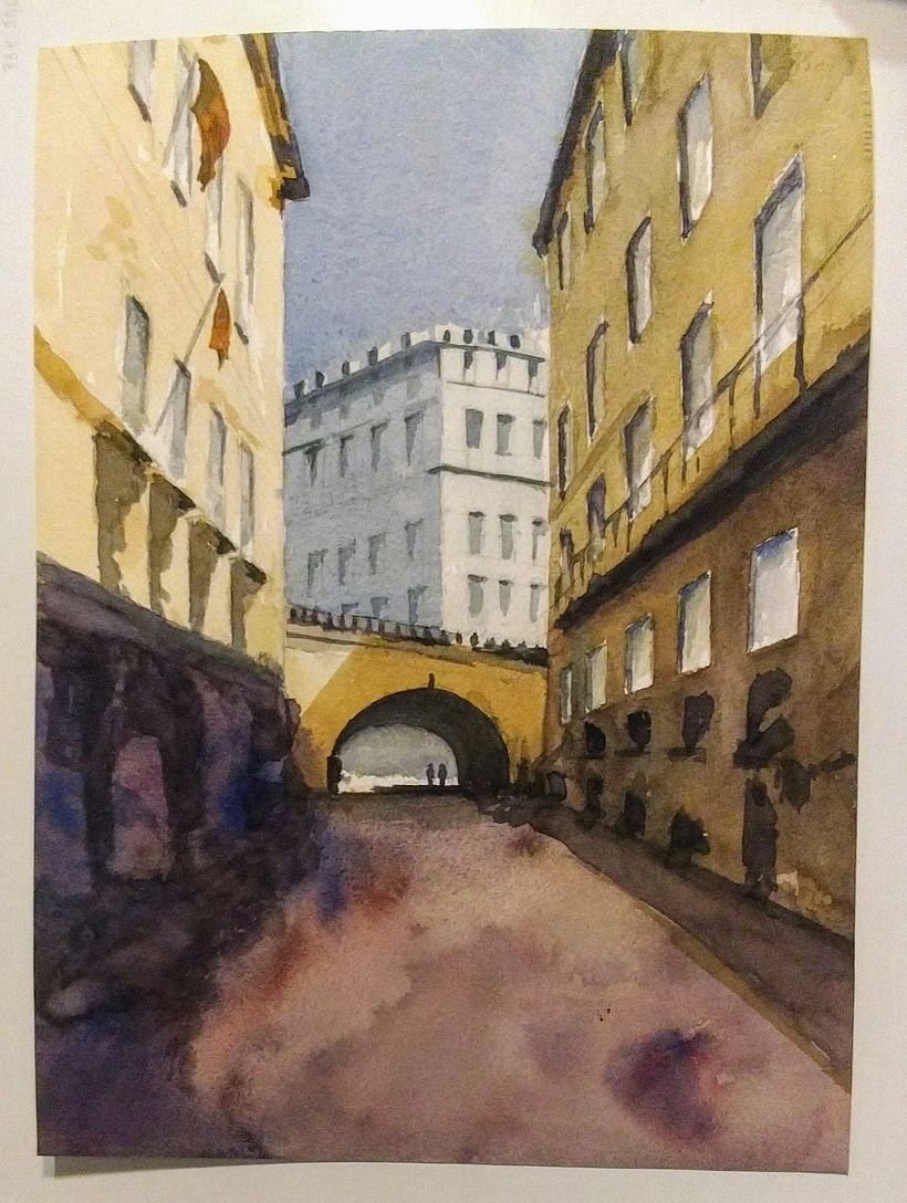 Il mio progetto del corso: Rappresentazione architettonica ad acquerello 1