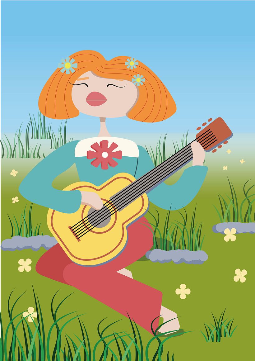 Il mio progetto del corso:  Illustrazione vettoriale di personaggi per principianti 3