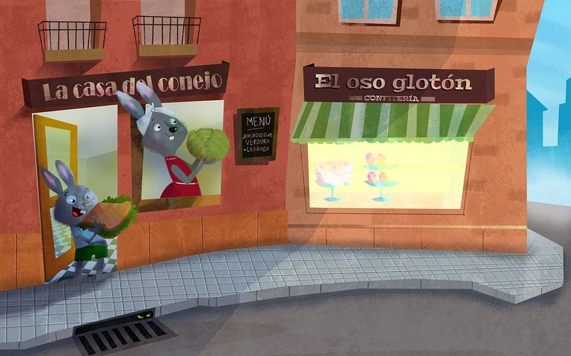 Mi Proyecto del curso: Ilustración infantil: composición, color y texturas 3