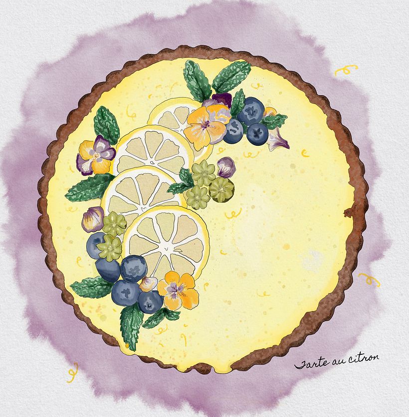 Mi Proyecto del curso:  Ilustración gastronómica con acuarela 2