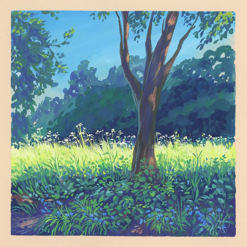 Guaj Boyalı Doğa Eskiz Defteri 2