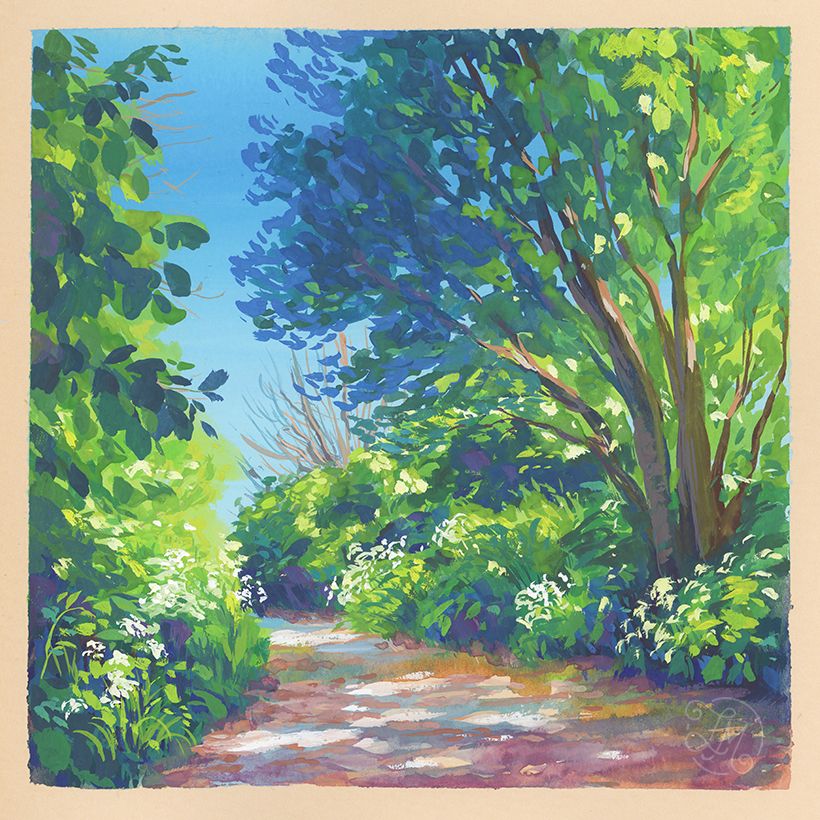 Guaj Boyalı Doğa Eskiz Defteri 4