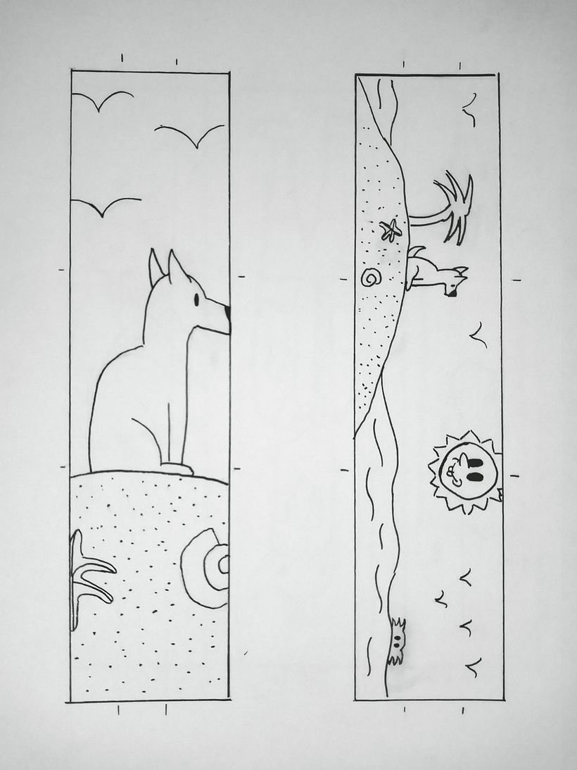 Jugando con formatos, así como usar regla de 3 para poner en puntos de interés cosas que queramos destacar del dibujo.