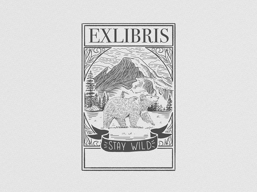 Ex Libris Bookplate Illustrations 6