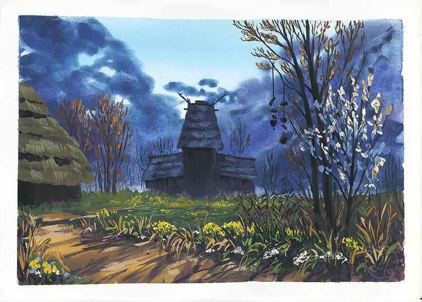 The Witcher 3 - Gouache "Cuaderno de viaje"  6
